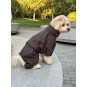 Membrane waterproof dog suite chocolate