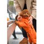 Membrane waterproof dog suite orange