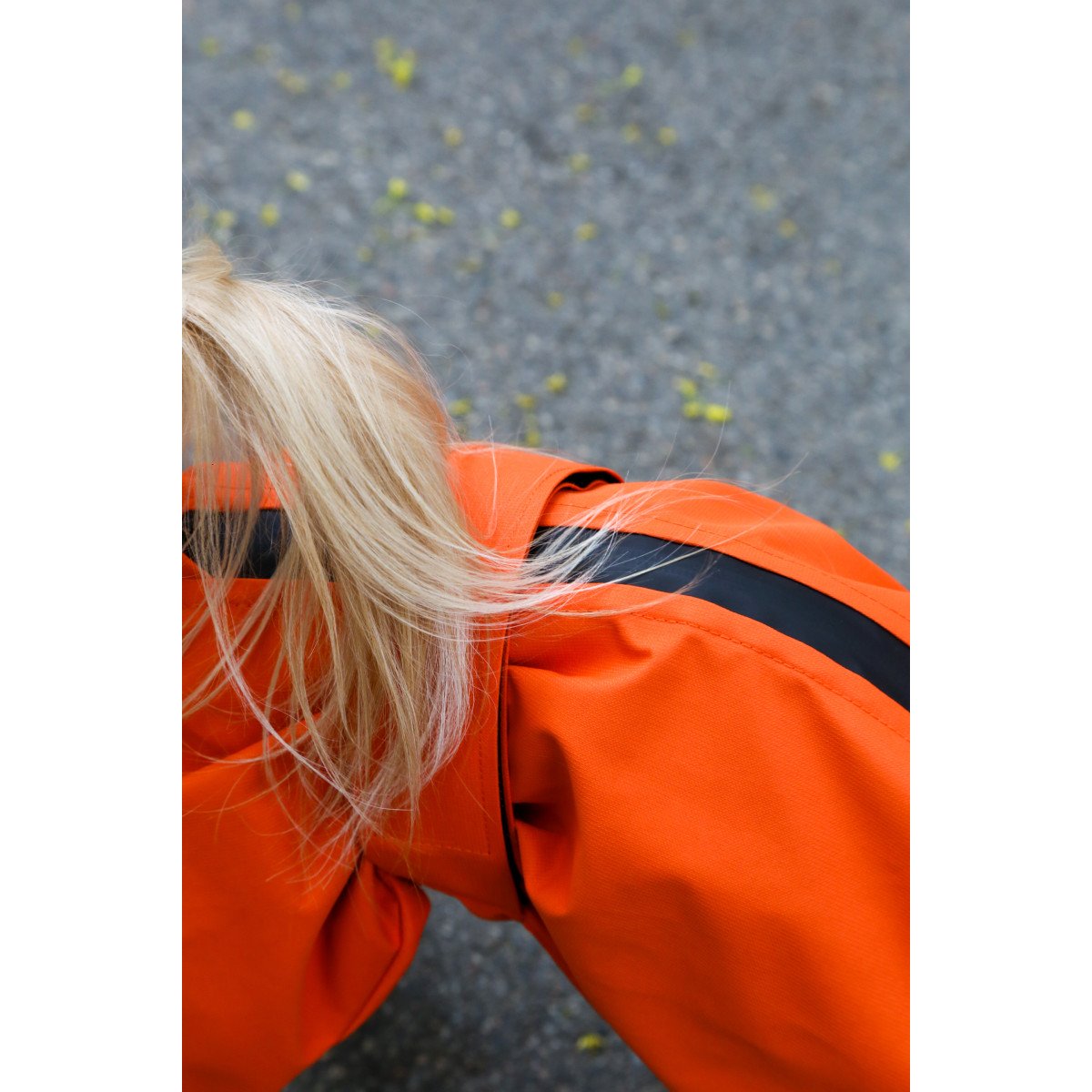 Membrane waterproof dog suite orange